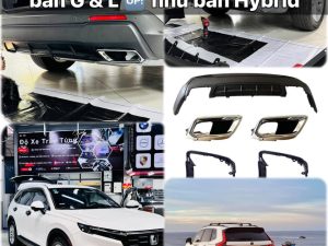 Body lip cản sau cho Honda CRV 2024-2025 bản G và L nâng cấp như bản HEV Hybrid