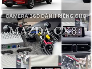 Alternative view of NÂNG CẤP CAMERA 360 DÀNH RIÊNG CHO MAZDA CX-5, CX-8 (2018-2025) – VERSION 2025 MỚI NHẤT