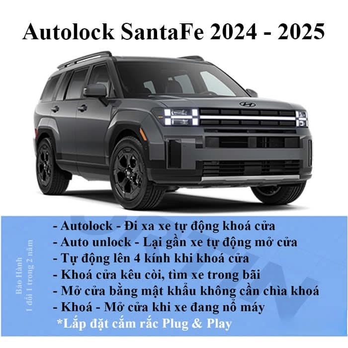 HYUNDAI SANTAFE ALL NEW 2024-2025 TỔNG HỢP PHỤ KIỆN OPTION NÂNG CẤP CHÍNH HÃNG MOBIS - Ảnh 23