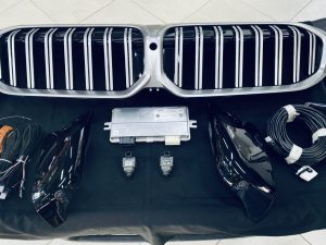 Mặt Ca Lăng 330i M Sport LCI 2024 Màu Crom BMW G20 LCI 2024 có lỗ chờ sẵn hỗ trợ gắn Cam360