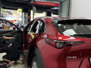 Alternative view of MODULE TỰ ĐỘNG LÊN 4 KÍNH KHI XE LOCK CỬA CHO MAZDA CX30 | PHÒNG TRÁNH QUÊN KÉO KÍNH
