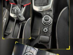Phím Xoay Media Trên Con Ngựa điều khiển màn hình Android Mazda 2 AT 2024-2025 bản Base