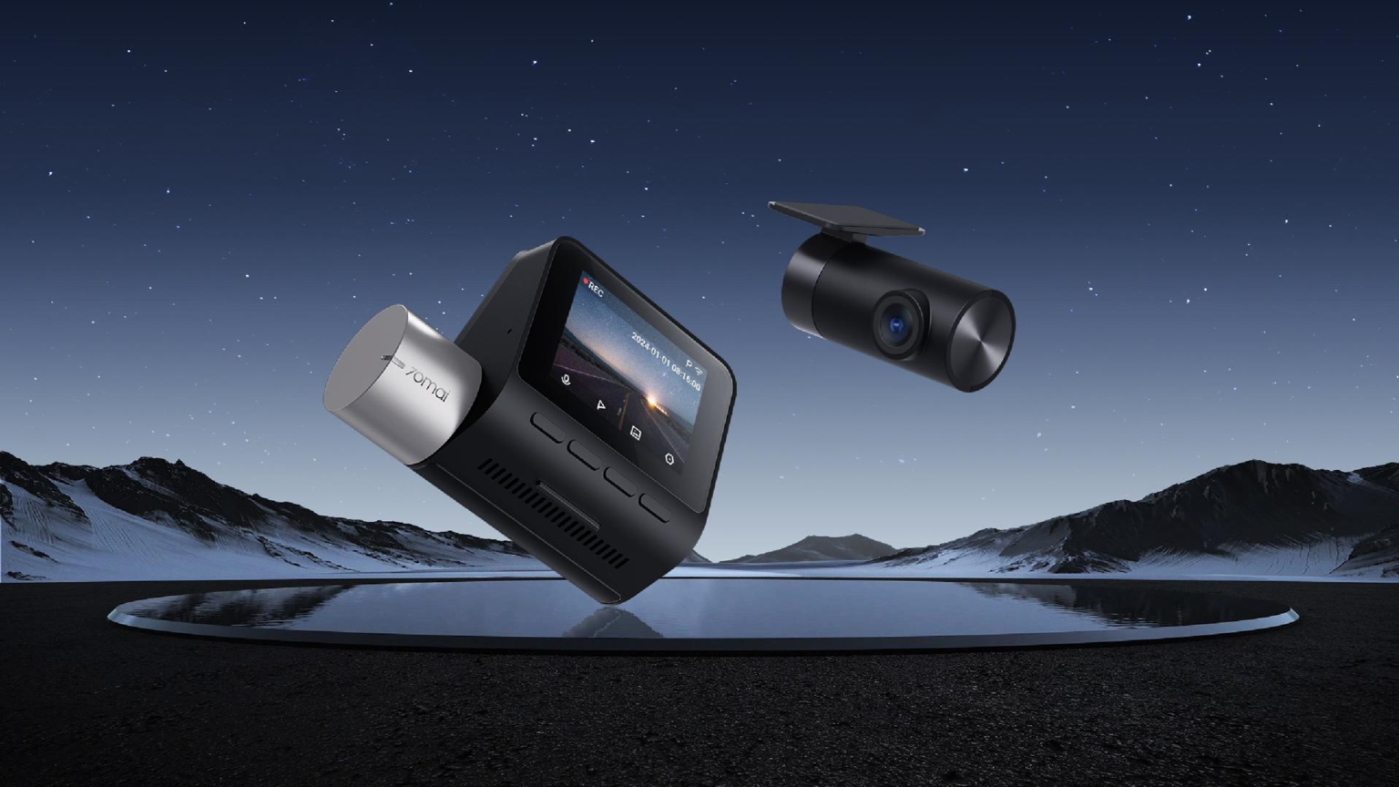 CAMERA HÀNH TRÌNH 70mai A510S chính hãng Ghi hình trước + sau HDR cực nét - Ảnh 2