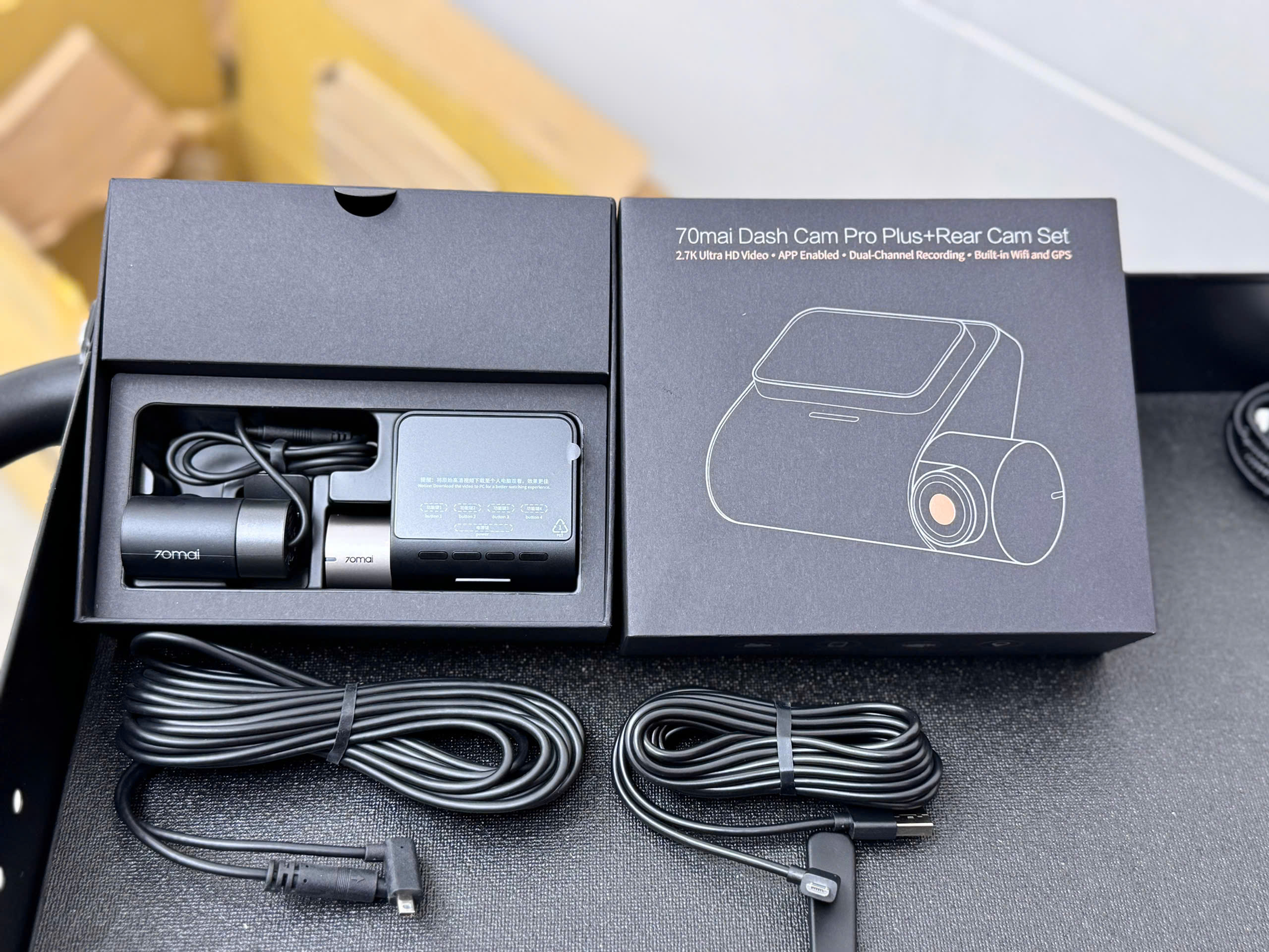 CAMERA HÀNH TRÌNH 70mai A510S chính hãng Ghi hình trước + sau HDR cực nét