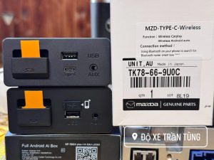 KIT APPLE CARPLAY 9U0C CÓ DÂY VÀ KHÔNG DÂY CHÍNH HÃNG CHO MAZDA