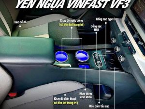 Bệ Tì Tay Yên Ngựa Cho VinFast VF3 – Phiên Bản Nâng Cấp Đa Năng & Sang Trọng