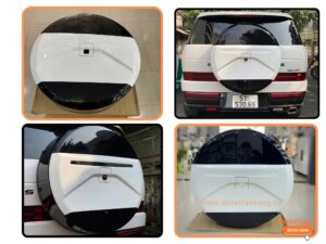 Alternative view of Độ Hộp Cốp Phía Sau Lốp Dự Phòng – Phong Cách Land Rover cho Hyundai SantaFe All New 2024-2025