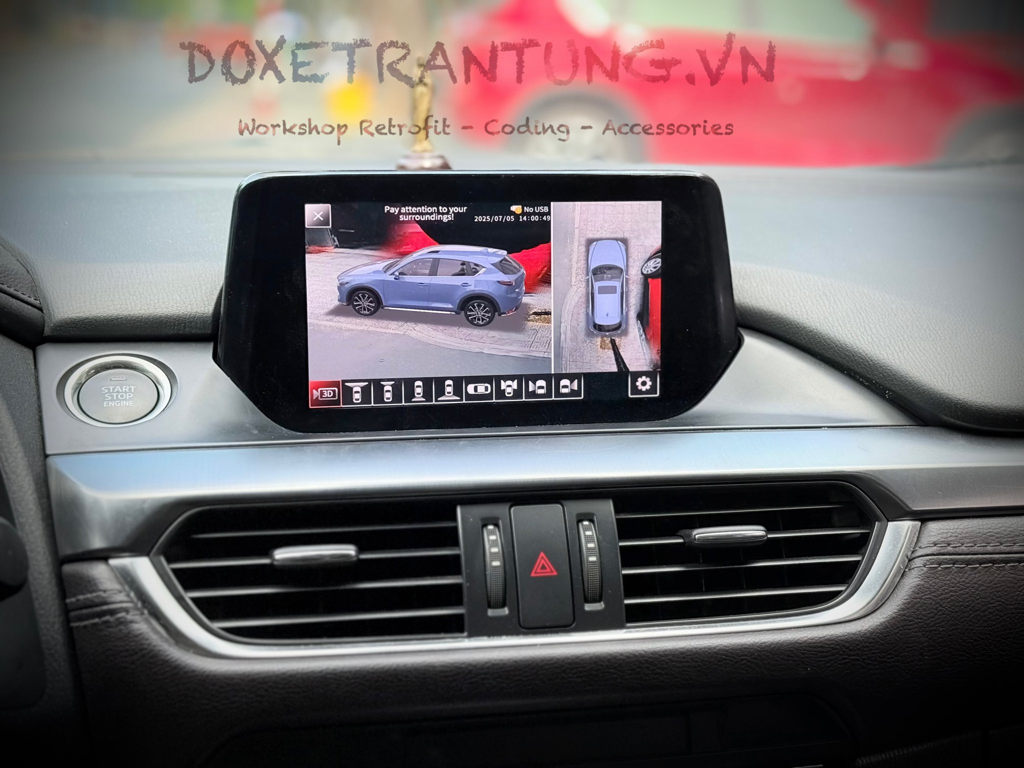 NÂNG CẤP CAMERA 360 DÀNH RIÊNG CHO MAZDA 6 (2017-2025) – VERSION MỚI NHẤT