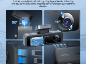 Alternative view of Camera Hành Trình 70mai Dash Cam T400 Set – Siêu Phẩm Ghi Hình 3 Kênh Nhỏ Gọn | Đại Lý 70mai Chính Hãng Vũng Tàu