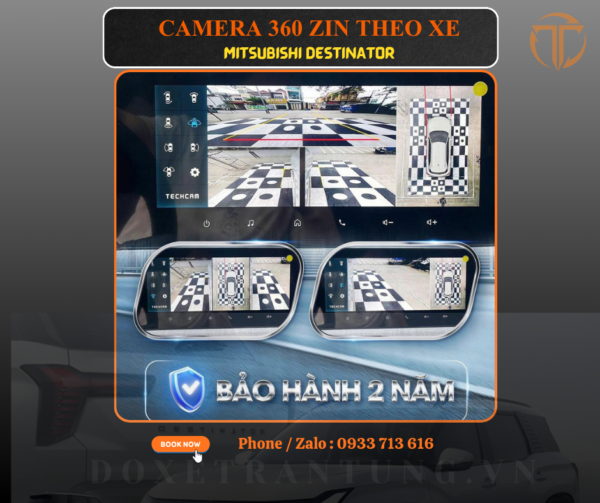 Camera 360 Mitsubishi Destinator Lắp Zin 100% - TechCam - ĐỘ XE TRẦN TÙNG