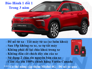 Đề nổ từ xa Toyota Cross 2024- 2026 qua chìa zin 100%- Bản Xăng