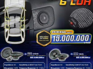 COMBO 6 LOA FOCAL UNIVERSAL ( ISU 200 & ICU 165 ) – MADE IN FRANCE
