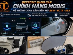 Retrofit Nâng Cấp Hệ Thống Cảnh Báo Điểm Mù BCW-RCTA-SEA Chính Hãng Mobis Cho Hyundai Elantra 2025