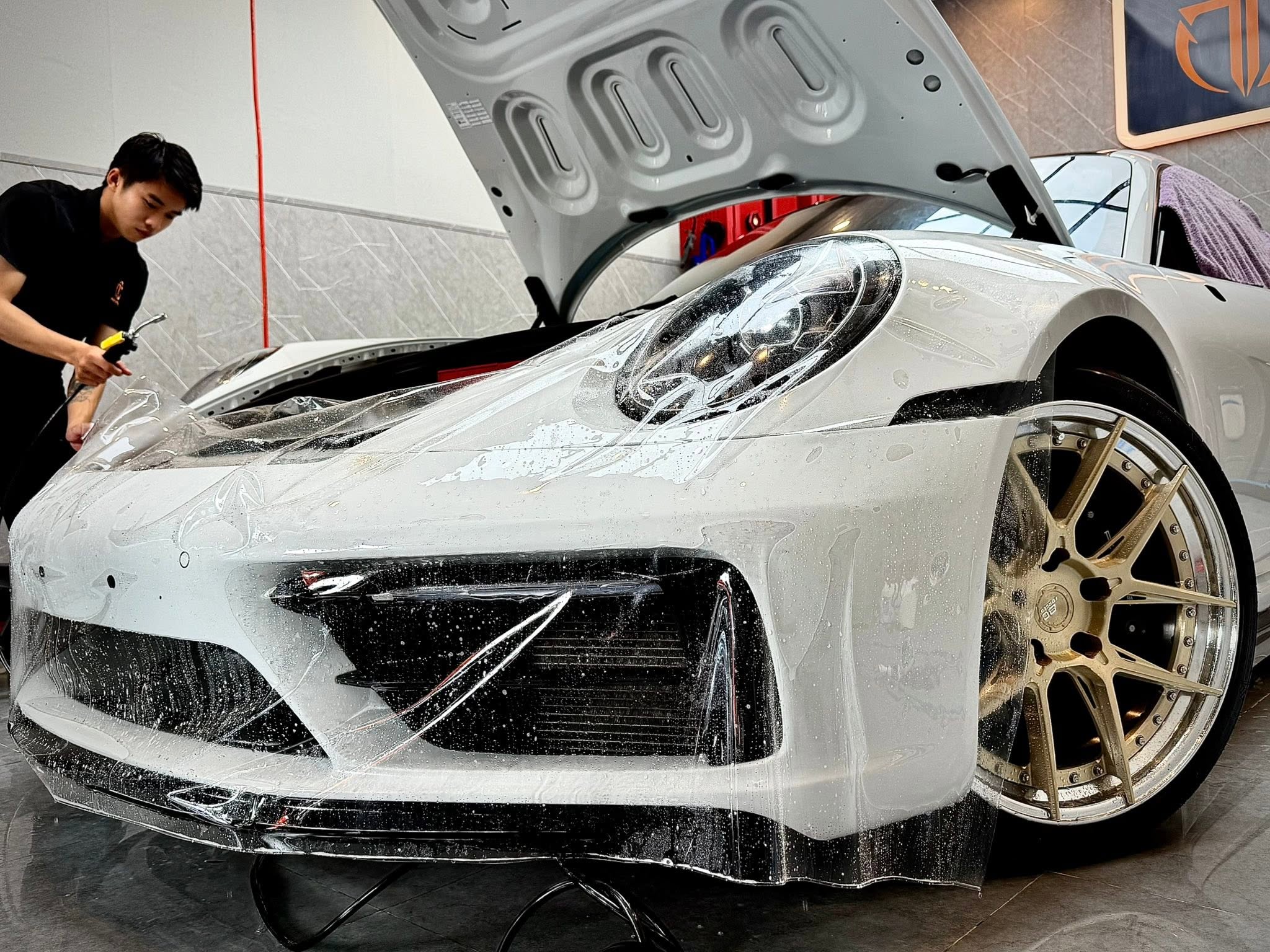 Porsche 911 Dán Full PPF Bảo Vệ Toàn Diện Tại Trần Tùng Workshop Vũng Tàu - Ảnh 5