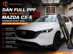 Mazda CX5 Premium Sport 2026 Bà Rịa Vũng Tàu Dán Full PPF Nội Ngoại Thất - Với PPF Phim Bảo Vệ Sơn Xe TeckWrap Chính Hãng Mỹ