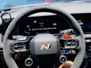 Vô Lăng Nline Thể Thao Da Lộn Alcantara Hyundai Tucson 2025 - 2026 Chính Hãng