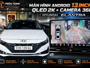 Nâng Cấp Màn Hình Android 13 Inch QLED 2K + Camera 360 Cho Hyundai Elantra Tại Vũng Tàu